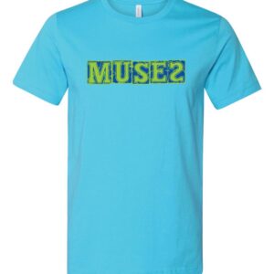 Turquoise Krewe Neck Tile Tee