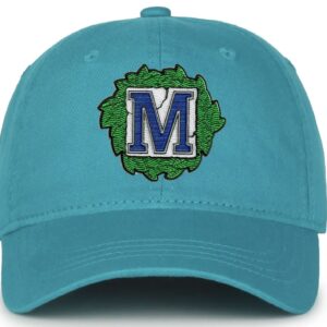 Teal Metallic Flag Art Cap