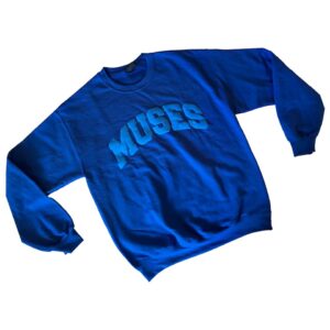 Blue Puffy Muses Sweatshirt